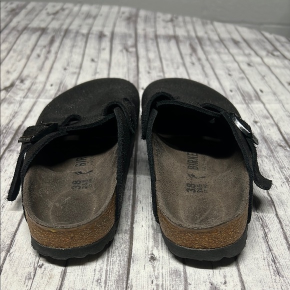 Birkenstock Boston Black shimmer Mules - Picture 3 of 6